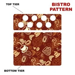 Cheap ???? BarMan CHOOSE YOUR PATTERN - Counter Caddies™ - 12 INCH STRAIGHT UNIT W/ K-Cup Holes ???? 31 Cheap ???? BarMan CHOOSE YOUR PATTERN - Counter Caddies™ - 12 INCH STRAIGHT UNIT W/ K-Cup Holes ???? -Barman Shop 12in caddy k pattern design bistro 700x700