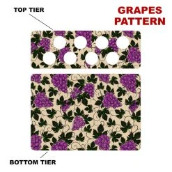 Cheap ???? BarMan CHOOSE YOUR PATTERN - Counter Caddies™ - 12 INCH STRAIGHT UNIT W/ K-Cup Holes ???? 22 Cheap ???? BarMan CHOOSE YOUR PATTERN - Counter Caddies™ - 12 INCH STRAIGHT UNIT W/ K-Cup Holes ???? -Barman Shop 12in caddy k pattern design grapes 700x700