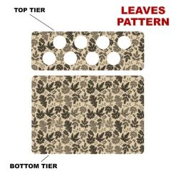 Cheap ???? BarMan CHOOSE YOUR PATTERN - Counter Caddies™ - 12 INCH STRAIGHT UNIT W/ K-Cup Holes ???? 32 Cheap ???? BarMan CHOOSE YOUR PATTERN - Counter Caddies™ - 12 INCH STRAIGHT UNIT W/ K-Cup Holes ???? -Barman Shop 12in caddy k pattern design leaves 700x700