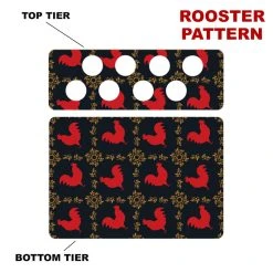 Cheap ???? BarMan CHOOSE YOUR PATTERN - Counter Caddies™ - 12 INCH STRAIGHT UNIT W/ K-Cup Holes ???? 34 Cheap ???? BarMan CHOOSE YOUR PATTERN - Counter Caddies™ - 12 INCH STRAIGHT UNIT W/ K-Cup Holes ???? -Barman Shop 12in caddy k pattern design rooster 700x700