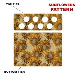 Cheap ???? BarMan CHOOSE YOUR PATTERN - Counter Caddies™ - 12 INCH STRAIGHT UNIT W/ K-Cup Holes ???? 28 Cheap ???? BarMan CHOOSE YOUR PATTERN - Counter Caddies™ - 12 INCH STRAIGHT UNIT W/ K-Cup Holes ???? -Barman Shop 12in caddy k pattern design sunflowers 700x700