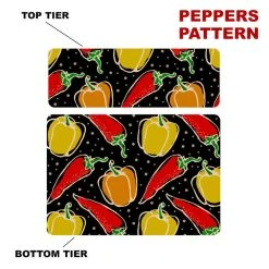 Brand new ???? BarMan CHOOSE YOUR PATTERN - Counter Caddies™ - 12 INCH STRAIGHT UNIT ???? -Barman Shop 12in caddy pattern design peppers pattern 700x700