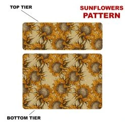 Brand new ???? BarMan CHOOSE YOUR PATTERN - Counter Caddies™ - 12 INCH STRAIGHT UNIT ???? -Barman Shop 12in caddy pattern design sunflowers 700x700