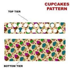 Cheapest ???? BarMan CHOOSE YOUR PATTERN - Counter Caddies™ - 24 INCH STRAIGHT UNIT W/ K-Cup Holes ???? -Barman Shop 24in caddy k pattern cupcakes 8e9d691a 90f4 4112 be37 eeed0c8fc3df 700x700