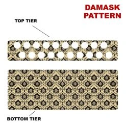 Cheapest ???? BarMan CHOOSE YOUR PATTERN - Counter Caddies™ - 24 INCH STRAIGHT UNIT W/ K-Cup Holes ???? -Barman Shop 24in caddy k pattern design damask b6497ca3 91cc 49a4 a250 4ca5e83d64b4 700x700