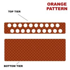 Cheapest ???? BarMan CHOOSE YOUR PATTERN - Counter Caddies™ - 24 INCH STRAIGHT UNIT W/ K-Cup Holes ???? -Barman Shop 24in caddy k pattern design orange f3079e45 1dbe 4c19 9f26 766898967679 700x700