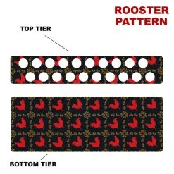 Cheapest ???? BarMan CHOOSE YOUR PATTERN - Counter Caddies™ - 24 INCH STRAIGHT UNIT W/ K-Cup Holes ???? -Barman Shop 24in caddy k pattern design rooster 9bd70690 58b6 4b2d 8c37 c58c163e9dce 700x700