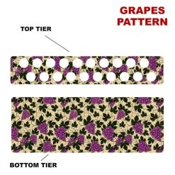 Cheapest ???? BarMan CHOOSE YOUR PATTERN - Counter Caddies™ - 24 INCH STRAIGHT UNIT W/ K-Cup Holes ???? -Barman Shop 24in caddy k pattern grapes ed269f2f 6548 4fa1 adaf 94a3af21033c 700x700