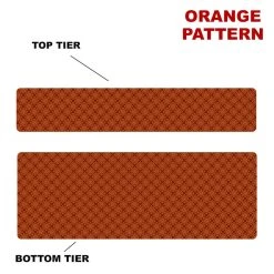 Discount ???? BarMan CHOOSE YOUR PATTERN - Counter Caddies™ - 24 INCH STRAIGHT UNIT ???? 34 Discount ???? BarMan CHOOSE YOUR PATTERN - Counter Caddies™ - 24 INCH STRAIGHT UNIT ???? -Barman Shop 24in caddy pattern design orange 700x700