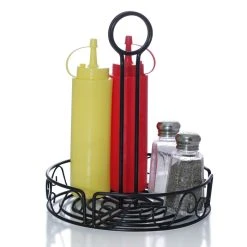 Deals ???? BarMan BarConic® Condiment Caddy With Built In Merchandising Ring - Round ????