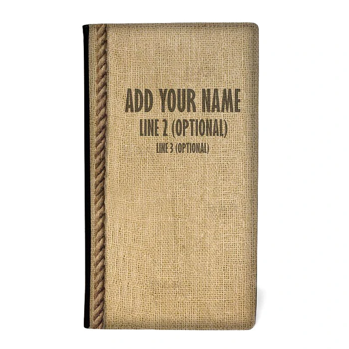 Hot Sale ???? BarMan ADD YOUR NAME - Check Presenter - Burlap ???? 4 Hot Sale ???? BarMan ADD YOUR NAME - Check Presenter - Burlap ???? - Image 4