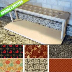 Cheapest ???? BarMan CHOOSE YOUR PATTERN - Counter Caddies™ - 24 INCH STRAIGHT UNIT W/ K-Cup Holes ????