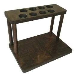 Wholesale ???? BarMan Counter Caddies™ - Walnut-Stained Straight Shelf - W/ K-Cup Holes - 12" Length ✨