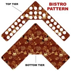 New ???? BarMan CHOOSE YOUR PATTERN - Counter Caddies™ - Corner Unit W/ K-Cup Holes ???? -Barman Shop corner caddy k pattern design bistro 1 700x700