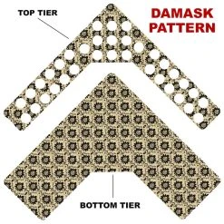 New ???? BarMan CHOOSE YOUR PATTERN - Counter Caddies™ - Corner Unit W/ K-Cup Holes ???? -Barman Shop corner caddy k pattern design damask 1 700x700