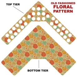 New ???? BarMan CHOOSE YOUR PATTERN - Counter Caddies™ - Corner Unit W/ K-Cup Holes ???? -Barman Shop corner caddy k pattern design of floral 1 700x700