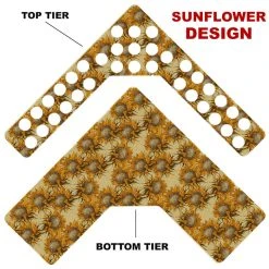 New ???? BarMan CHOOSE YOUR PATTERN - Counter Caddies™ - Corner Unit W/ K-Cup Holes ???? -Barman Shop corner caddy k pattern design sunflowers 1 700x700