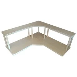 New ✔️ BarMan Counter Caddies™ - Walnut-Stained Corner Shelf - Barista Style - Available In Black And Natural Wood ???? -Barman Shop counter caddies corner barista natural empty whiteBG 1000x1000 5515be5f 7937 425a 9edf 47bc1a178dd8 700x700