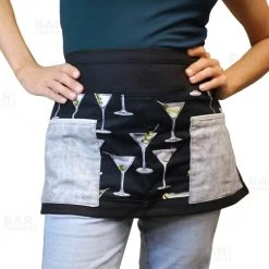 Discount ???? BarMan Designer Apron - Martini Patchwork Pattern - 5 Compartment ???? -Barman Shop designer apron martini pattern bpc 1 700x700