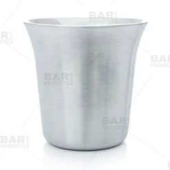 Budget ???? BarMan Double Wall Espresso Cup - Stainless Steel - 2.5oz/74ml (set Of 2) ????