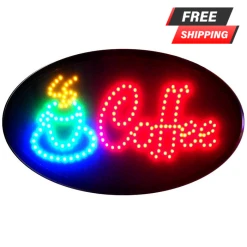 Hot Sale ???? BarMan Coffee Led Sign ????
