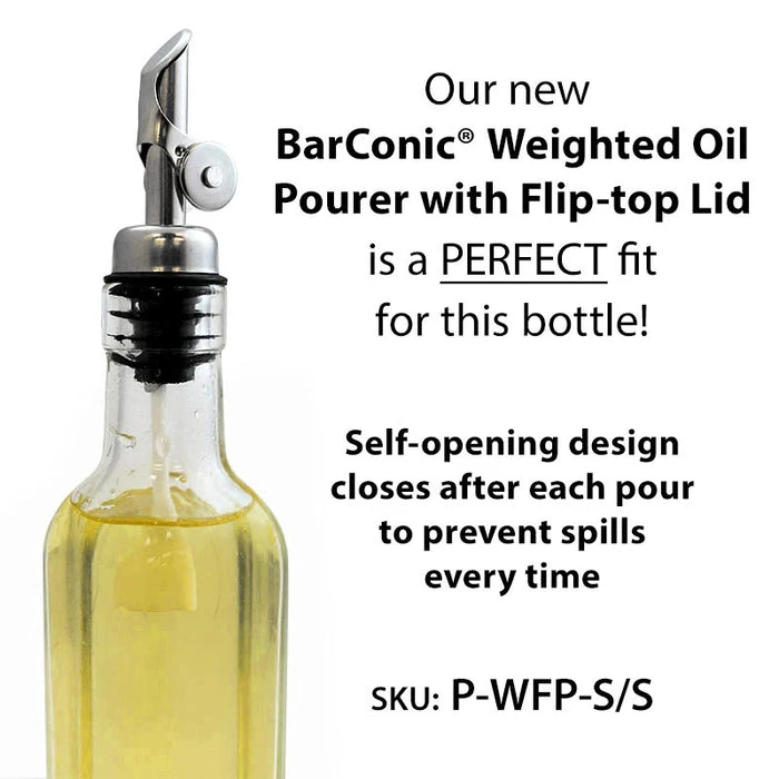 Buy ???? BarMan BarConic® Antique Oil - Vinegar - Mixer Square Glass Bottle - 16oz ???? 3 Buy ???? BarMan BarConic® Antique Oil - Vinegar - Mixer Square Glass Bottle - 16oz ???? - Image 3