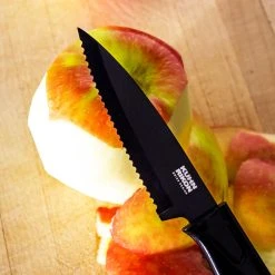 Best reviews of ???? BarMan Serrated Paring Knife COLORI® (Color Options) ???? 7 Best reviews of ???? BarMan Serrated Paring Knife COLORI® (Color Options) ???? -Barman Shop paring black serrated scene2 700x700