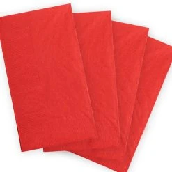 Cheapest ???? BarMan BarConic® 15” X 17” 2-PLY Colored Paper Dinner Napkins – RED – Pack Of 100 ⌛ -Barman Shop red 2ply dinner napkins display 700x700
