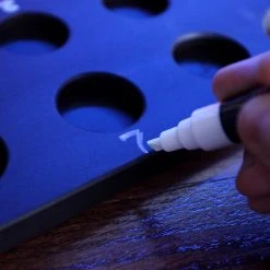 Best Sale ???? BarMan SHOTZ® Tasting Flight Paddle - 8 Hole - Chalkboard - 17 1/2 Inch ???? -Barman Shop shotz board 8 hole w flight board chalkboard paint 6 700x700