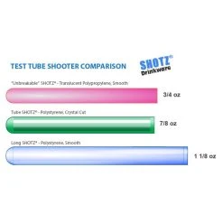 Top 10 ???? BarMan Long SHOTZ® 7" Test Tube Shooters, Smooth Polystyrene (100 Pack) ???? -Barman Shop shotz tubes comparison 700x700