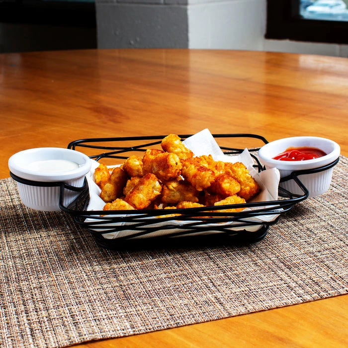 Deals ???? BarMan Square Basket W/ Integrated Ramekin Holders ???? 2 Deals ???? BarMan Square Basket W/ Integrated Ramekin Holders ???? - Image 2