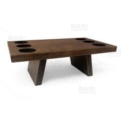 Budget ???? BarMan Whiskey Caddy - Stained Wood W/ 6 Slots ???? -Barman Shop whiskey caddy stained web bpc3 1 700x700