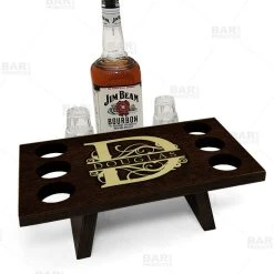 Cheap ❤️ BarMan Whiskey Caddy - Monogram Design - CUSTOMIZABLE ????