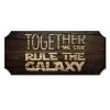 New ⌛ BarMan Rule The Galaxy - Wood Plaque Kolorcoat™ Sign ????