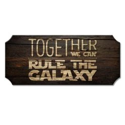 New ⌛ BarMan Rule The Galaxy - Wood Plaque Kolorcoat™ Sign ????